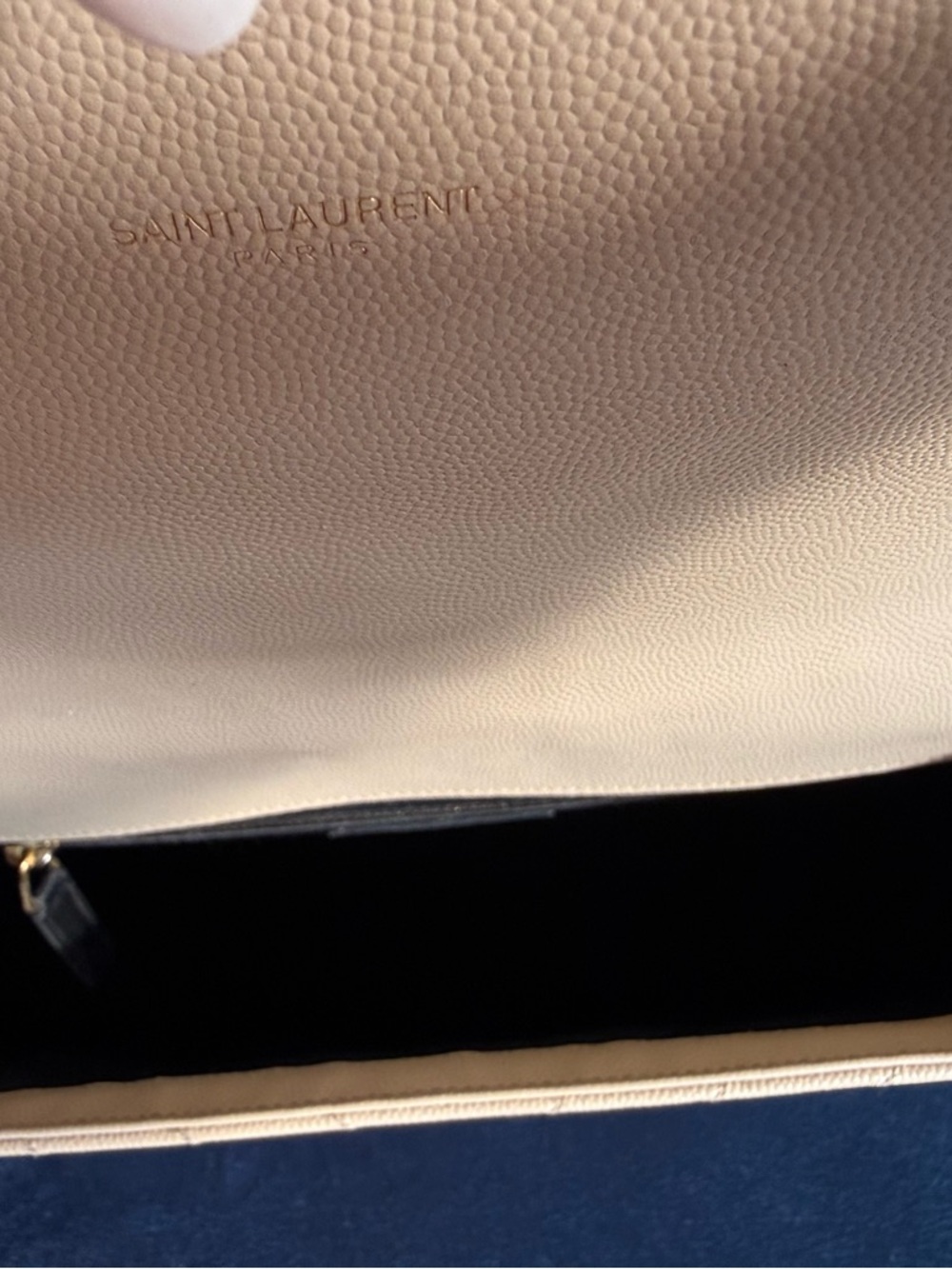 YVES SAINT LAURENT Beige Matelasse Bag Excellent condition - Picture 10 of 12